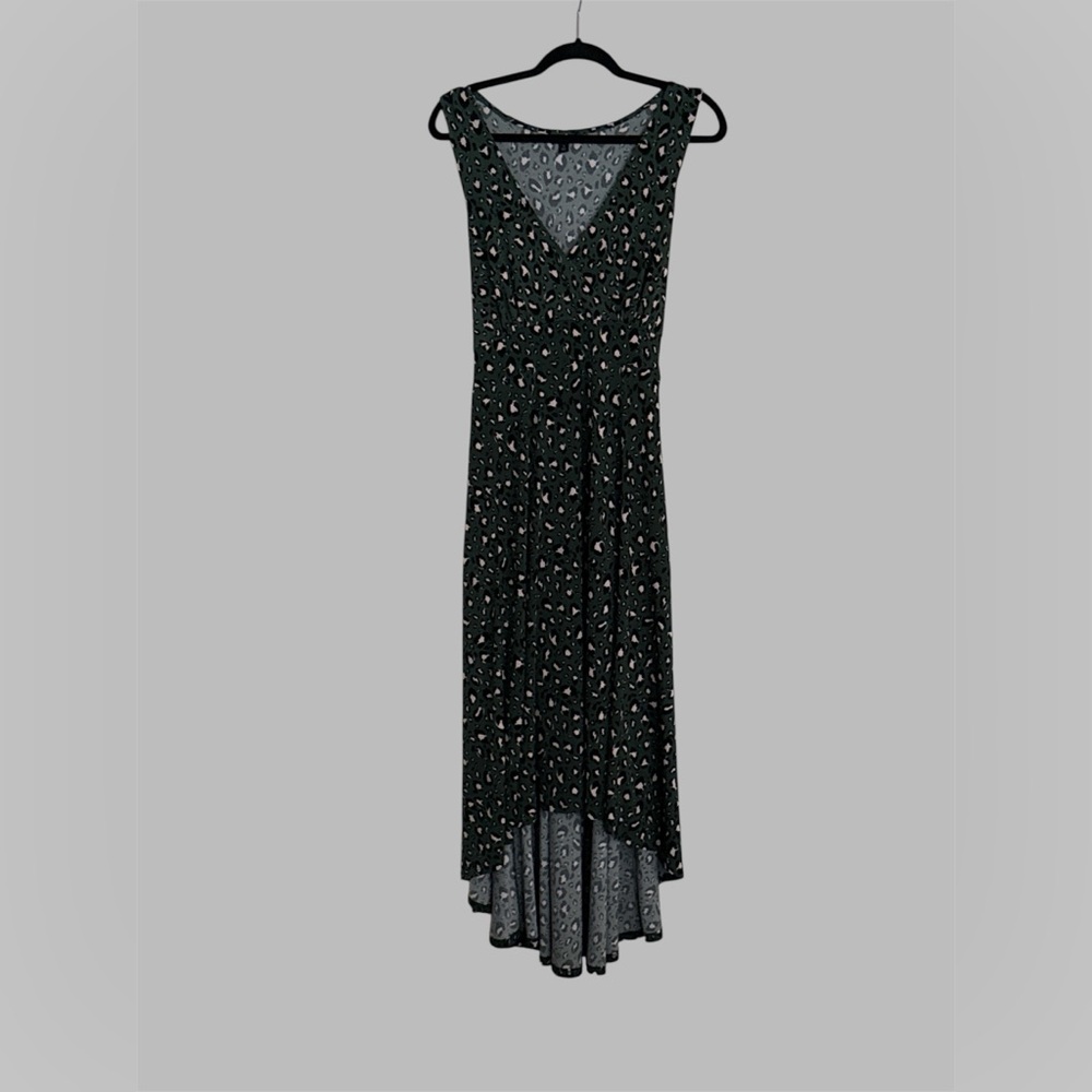 Torrid Black High Low Dress with Pattern